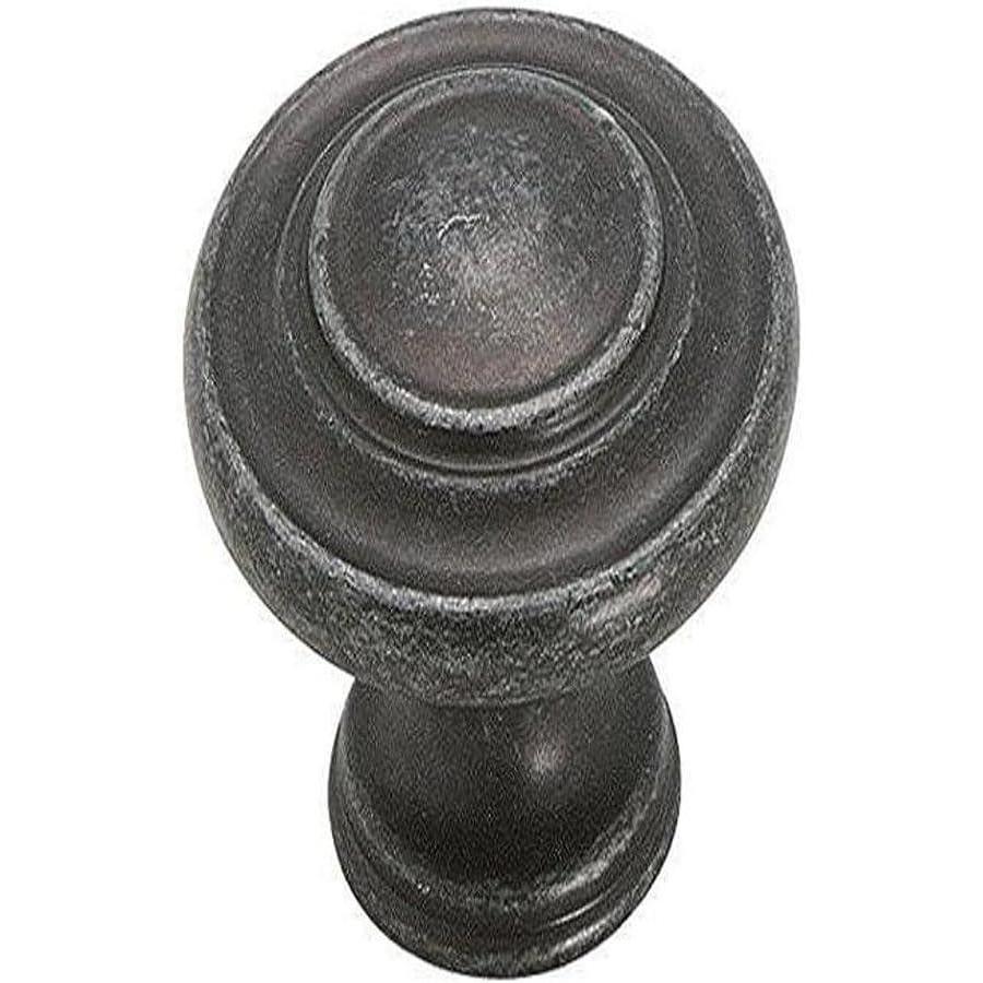 image:imageAmerock  Cabinet Knob  Polished Chrome  1516 inch 33 mm Diameter  Inspirations  10 Pack  Drawer Knob  Cabinet HardwareDark Wrought Iron
