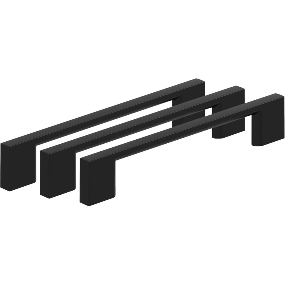 image:imageAmerock 10BX37132MB Matte Black Cabinet Pull 5116 inch 128mm CentertoCenter 30 Pack Cityscape Furniture Hardware