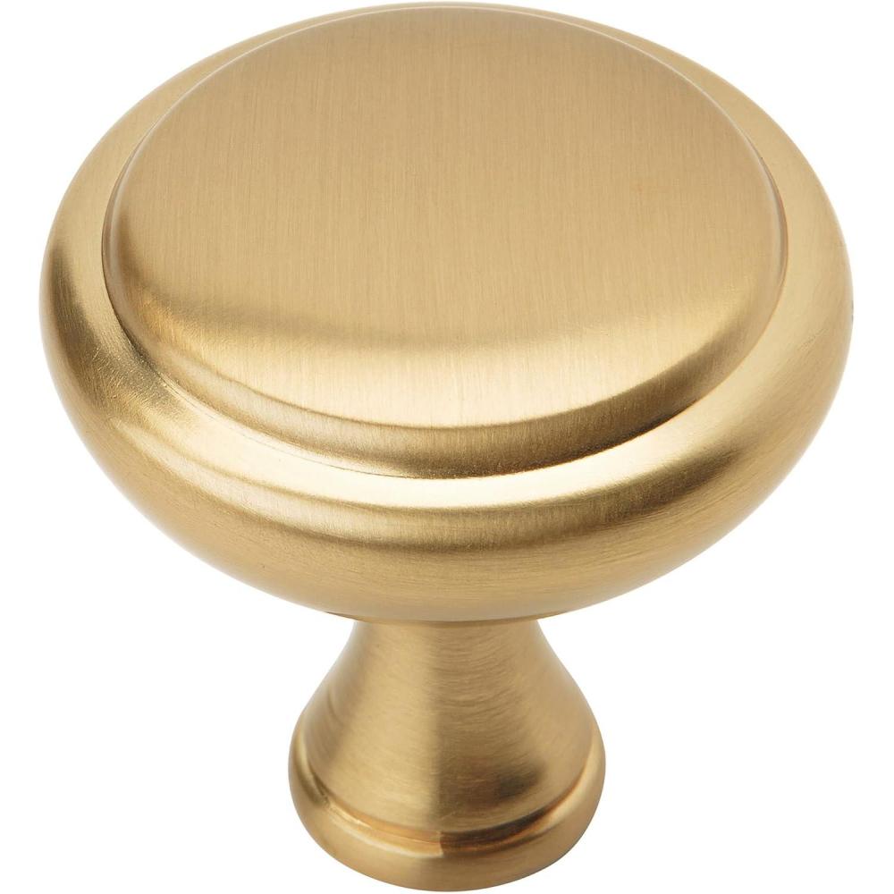 image:imageAmerock Arden 114 inch 32mm Diameter Satin Nickel Cabinet Knob 10 PackChampagne Bronze