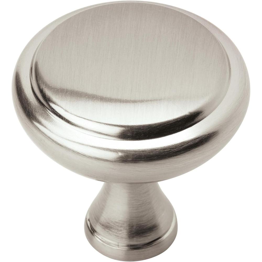 image:imageAmerock Arden 114 inch 32mm Diameter Satin Nickel Cabinet Knob 10 PackSatin Nickel