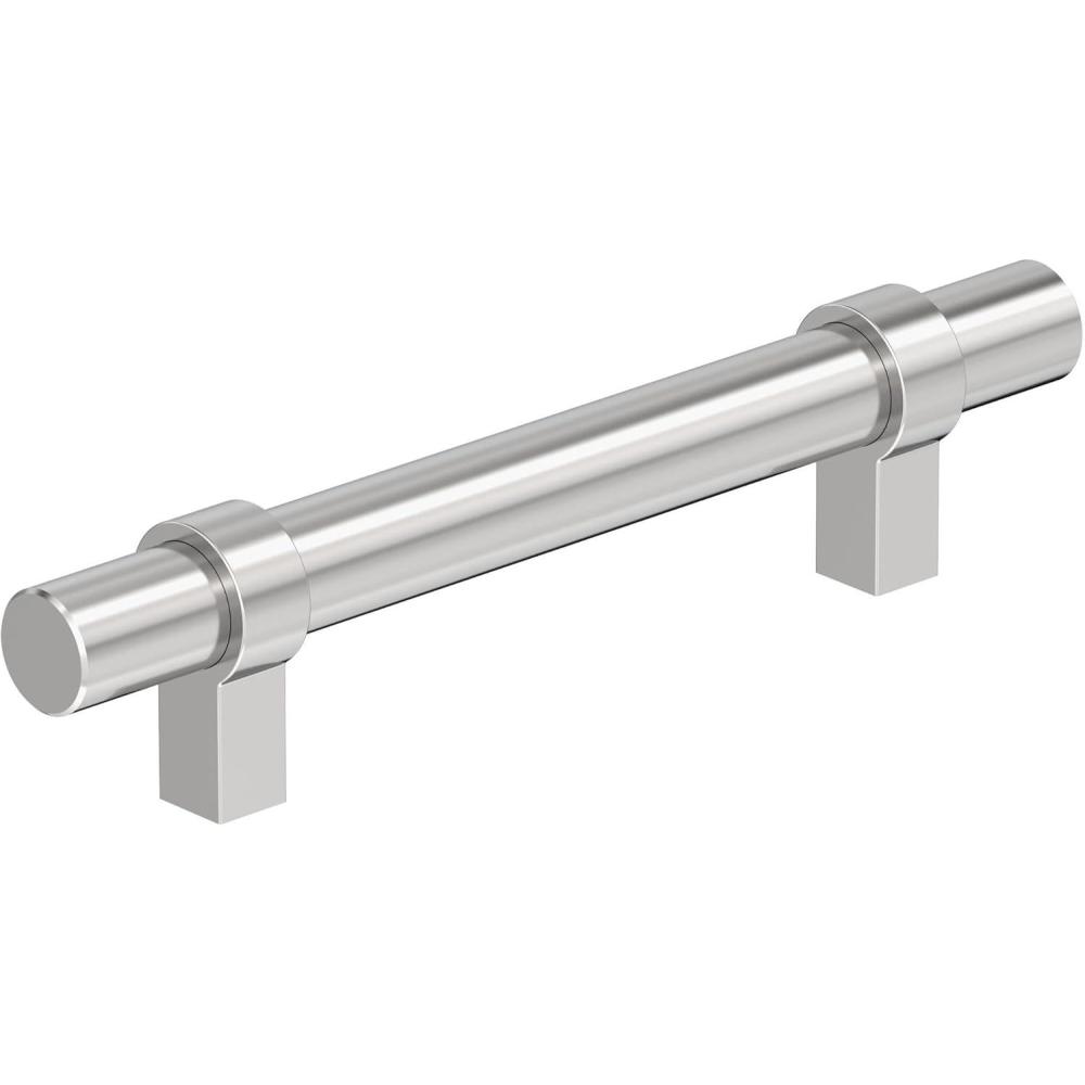 image:imageAmerock Central 5116 inch 128mm CentertoCenter Polished Chrome Cabinet Pull 10 PackPolished Chrome