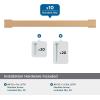 Amerock 10BX37033CZ | Champagne Bronze Cabinet Pull | 6-5/16 inch (160mm) Center-to-Center | 30 Pack | Bridgeport | Furniture Hardware