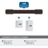 Amerock 10BX37091ORB | Oil Rubbed Bronze Cabinet Pull | 3-3/4 inch (96mm) Center-to-Center | 30 Pack | Triomphe | Furniture Hardware