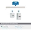 Amerock 10BX3713026 | Polished Chrome Cabinet Pull | 3 inch (76mm) Center-to-Center | 30 Pack | Cityscape | Furniture Hardware