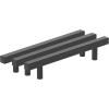 Amerock 10BX37177MB | Matte Black Cabinet Pull | 5-1/16 inch (128mm) Center-to-Center | 30 Pack | Bar Pulls Square | Furniture Hardware(Matte Black)