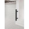 Amerock 10BX37177MB | Matte Black Cabinet Pull | 5-1/16 inch (128mm) Center-to-Center | 30 Pack | Bar Pulls Square | Furniture Hardware(Matte Black)