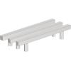 Amerock 10BX37177MB | Matte Black Cabinet Pull | 5-1/16 inch (128mm) Center-to-Center | 30 Pack | Bar Pulls Square | Furniture Hardware(Polished Chrome)