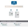 Amerock 10BX37177MB | Matte Black Cabinet Pull | 5-1/16 inch (128mm) Center-to-Center | 30 Pack | Bar Pulls Square | Furniture Hardware(Satin Nickel)