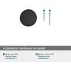 Amerock Arden 1-1/4 inch (32mm) Diameter Satin Nickel Cabinet Knob – 10 Pack(Matte Black)