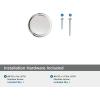 Amerock Arden 1-1/4 inch (32mm) Diameter Satin Nickel Cabinet Knob – 10 Pack(Polished Chrome)