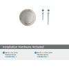 Amerock Arden 1-1/4 inch (32mm) Diameter Satin Nickel Cabinet Knob – 10 Pack(Satin Nickel)