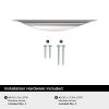 Amerock Current 5-1/16 inch (128mm) Center-to-Center Champagne Bronze Cabinet Pull – 10 Pack(Polished Chrome)