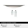 Amerock Current 5-1/16 inch (128mm) Center-to-Center Champagne Bronze Cabinet Pull – 10 Pack(Satin Nickel)