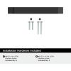 Amerock Evolve 5-1/16 inch (128mm) Center-to-Center Satin Nickel Cabinet Pull – 25 Pack(Matte Black)