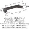 Amerock Evolve 5-1/16 inch (128mm) Center-to-Center Satin Nickel Cabinet Pull – 25 Pack(Oil Rubbed Bronze)