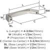 Amerock Evolve 5-1/16 inch (128mm) Center-to-Center Satin Nickel Cabinet Pull – 25 Pack(Satin Nickel)