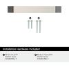Amerock Evolve 5-1/16 inch (128mm) Center-to-Center Satin Nickel Cabinet Pull – 25 Pack(Satin Nickel)