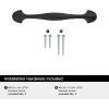 Fairfield 5-1/16 inch (128mm) Center-to-Center Oil-Rubbed Bronze Cabinet Pull – 25 Pack(Matte Black)