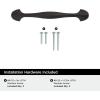 Fairfield 5-1/16 inch (128mm) Center-to-Center Oil-Rubbed Bronze Cabinet Pull – 25 Pack(Oil Rubbed Bronze)