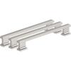 Amerock 10BX37093G10 | Satin Nickel Cabinet Pull | 6-5/16 inch (160mm) Center-to-Center | 30 Pack | Triomphe | Furniture Hardware