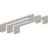 Amerock 10BX37132G10 | Satin Nickel Cabinet Pull | 5-1/16 inch (128mm) Center-to-Center | 30 Pack | Cityscape | Furniture Hardware