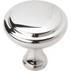 Amerock Arden 1-1/4 inch (32mm) Diameter Satin Nickel Cabinet Knob – 10 Pack(Polished Chrome)