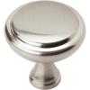 Amerock Arden 1-1/4 inch (32mm) Diameter Satin Nickel Cabinet Knob – 10 Pack(Satin Nickel)
