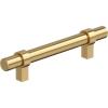 Amerock Central 5-1/16 inch (128mm) Center-to-Center Polished Chrome Cabinet Pull – 10 Pack(Champagne Bronze)