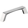 Amerock Evolve 5-1/16 inch (128mm) Center-to-Center Satin Nickel Cabinet Pull – 25 Pack(Polished Chrome)