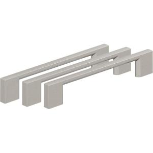 Amerock 10BX37132G10 | Satin Nickel Cabinet Pull | 5-1/16 inch (128mm) Center-to-Center | 30 Pack | Cityscape | Furniture Hardware