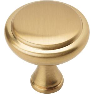 Amerock Arden 1-1/4 inch (32mm) Diameter Satin Nickel Cabinet Knob – 10 Pack(Champagne Bronze)