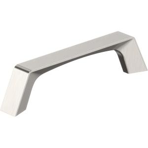 Amerock Evolve 5-1/16 inch (128mm) Center-to-Center Satin Nickel Cabinet Pull – 25 Pack(Satin Nickel)