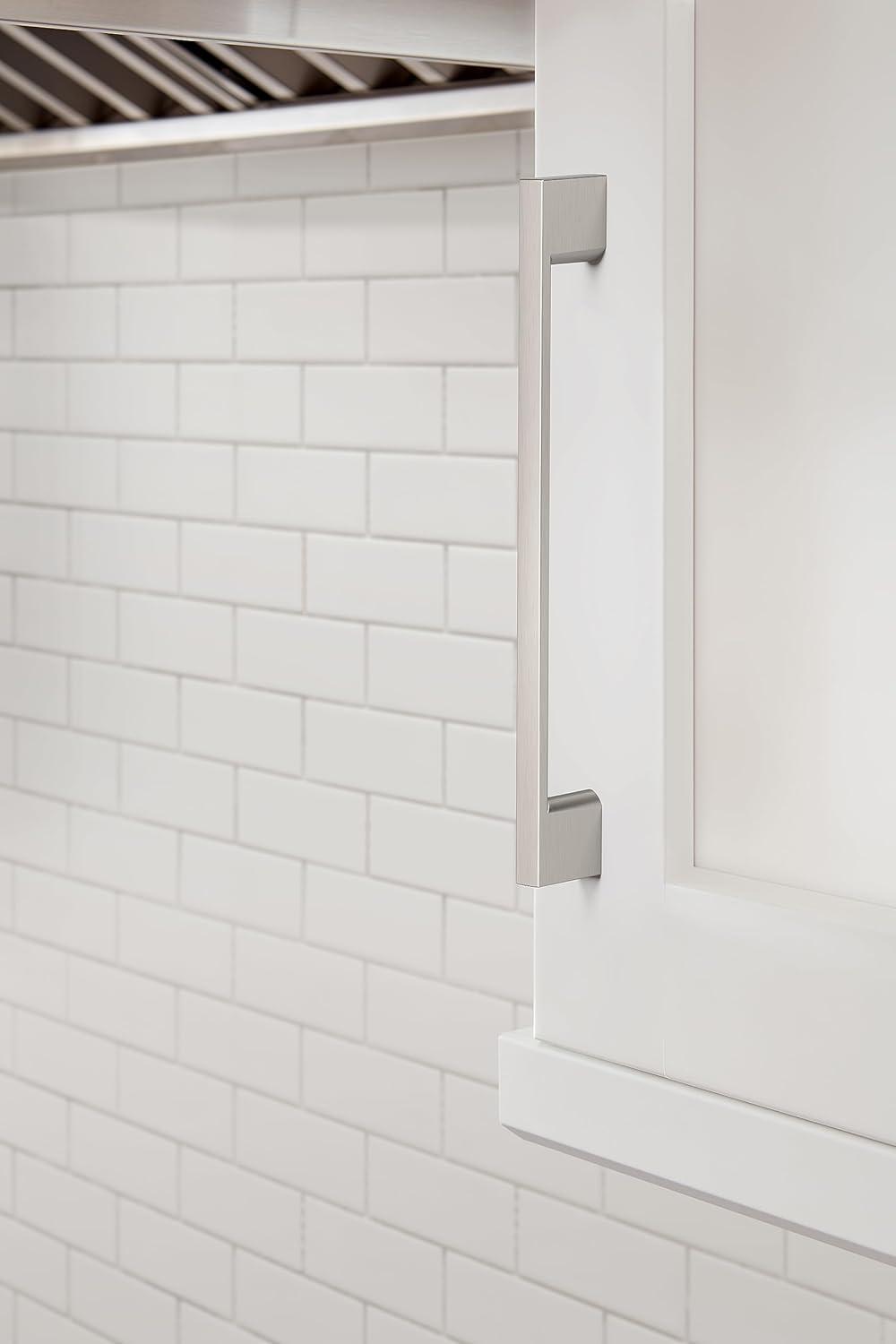 image:imageAmerock 10BX37133G10 Satin Nickel Cabinet Pull 6516 inch 160mm CentertoCenter 30 Pack Cityscape Furniture Hardware
