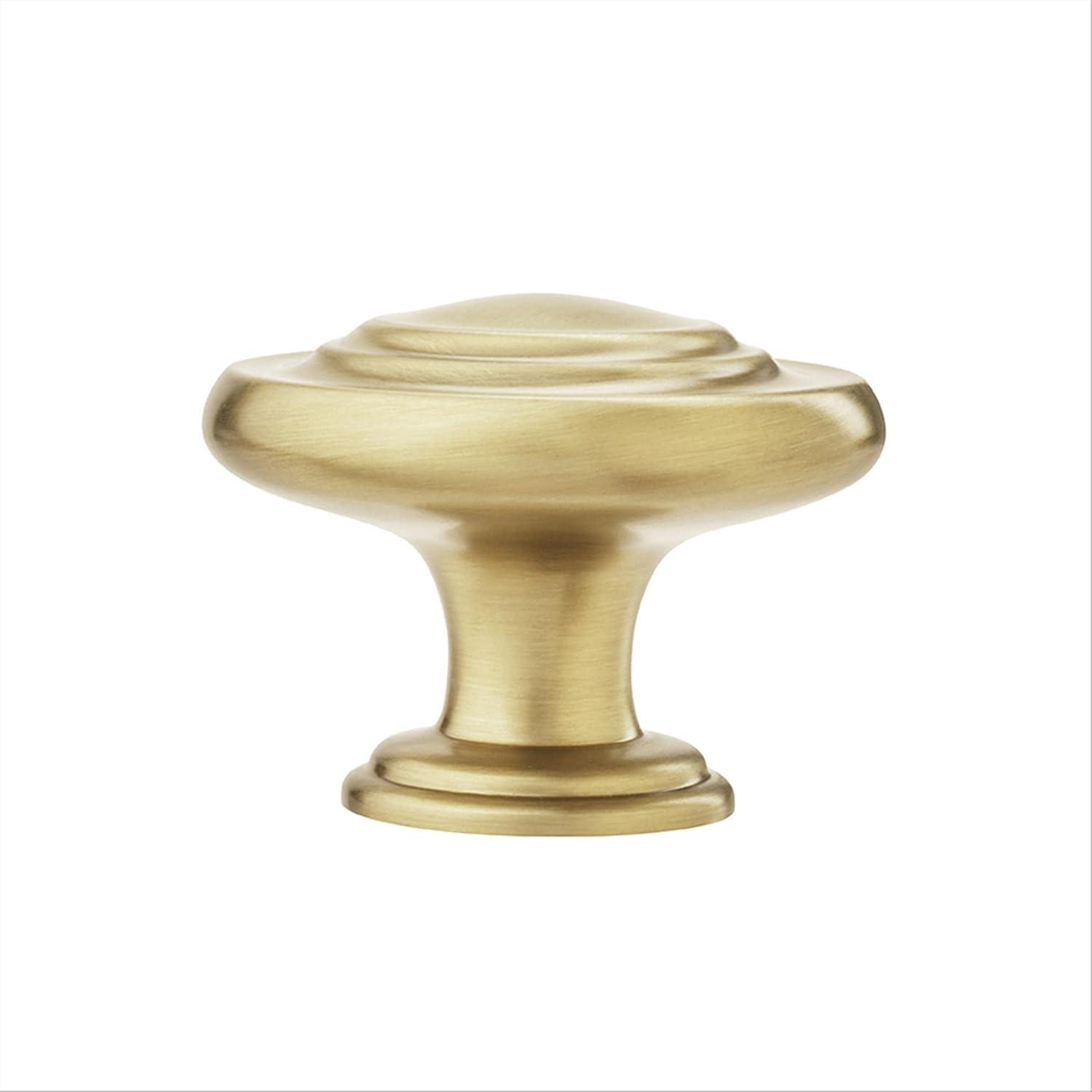 image:imageInspirations 1516 in 33 mm Diameter Golden Champagne Cabinet Knob 10 Pack