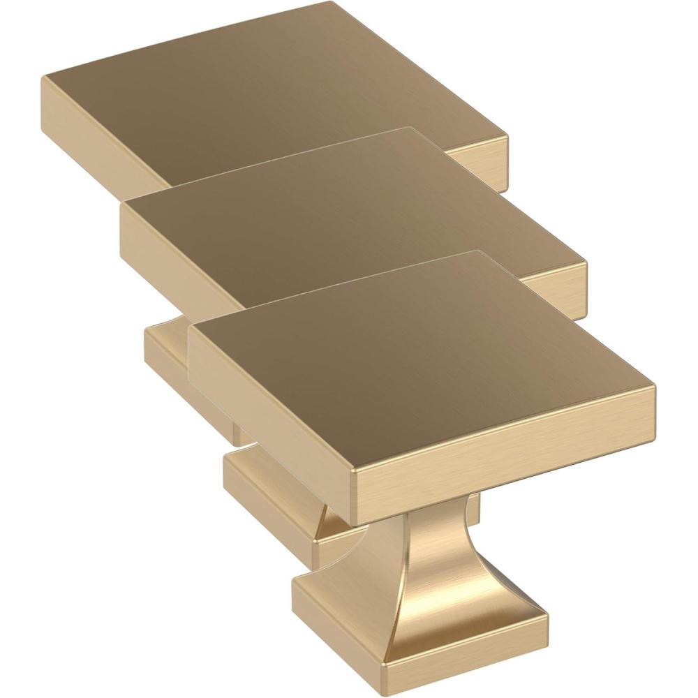 image:imageAmerock 10BX37024CZ  Champagne Bronze Cabinet Knob  1116 inch 27mm Length  30 Pack  Pedestal  Furniture Hardware