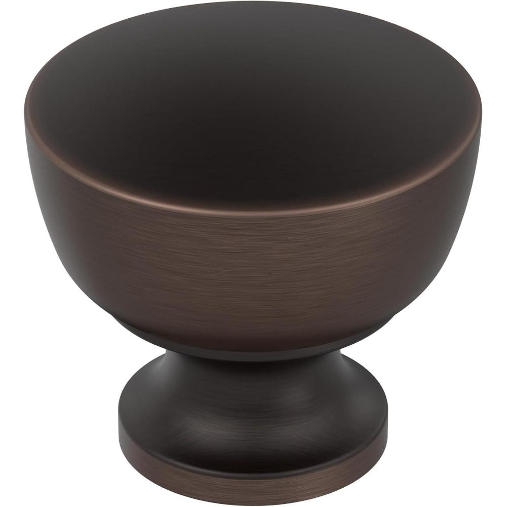 image:imageAmerock Chalice 114 inch 32mm Diameter Champagne Bronze Cabinet Knob 10 PackOil Rubbed Bronze