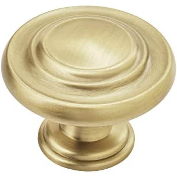 image:imageInspirations 1516 in 33 mm Diameter Golden Champagne Cabinet Knob 10 Pack