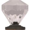 Amerock | Cabinet Knob | Satin Nickel | 1-1/4 inch (32 mm) Diameter | Traditional Classics | 5 Pack | Drawer Knob | Cabinet Hardware(Clear/Oil-Rubbed Bronze)