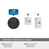 Amerock 10BX37025MB | Matte Black Cabinet Knob | 1-3/16 inch (30mm) Diameter | 30 Pack | Loop | Furniture Hardware