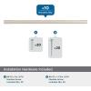 Amerock 10BX37133G10 | Satin Nickel Cabinet Pull | 6-5/16 inch (160mm) Center-to-Center | 30 Pack | Cityscape | Furniture Hardware