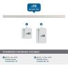 Amerock 10BX3713426 | Polished Chrome Cabinet Pull | 7-9/16 inch (192mm) Center-to-Center | 30 Pack | Cityscape | Furniture Hardware
