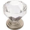 Amerock | Cabinet Knob | Satin Nickel | 1-1/4 inch (32 mm) Diameter | Traditional Classics | 5 Pack | Drawer Knob | Cabinet Hardware(Satin Nickel)