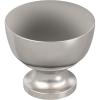 Amerock Chalice 1-1/4 inch (32mm) Diameter Champagne Bronze Cabinet Knob – 10 Pack(Satin Nickel)