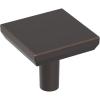 Amerock Chamfered Edge 1-1/16 inch (27mm) Length Satin Nickel Cabinet Knob – 10 Pack(Oil Rubbed Bronze)