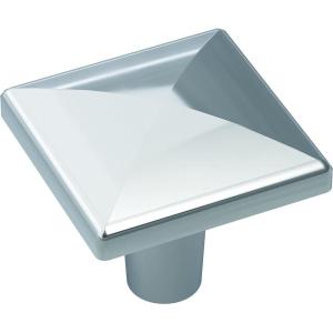 Amerock | Cabinet Knob | Polished Chrome | 1-1/8 inch (29 mm) Length | Extensity | 10 Pack | Drawer Knob | Cabinet Hardware