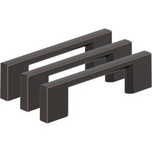 Amerock 10BX37130ORB | Oil Rubbed Bronze Cabinet Pull | 3 inch (76mm) Center-to-Center | 30 Pack | Cityscape | Furniture Hardware