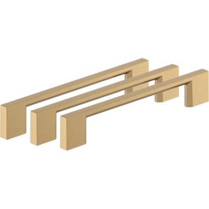 Amerock 10BX37132CZ | Champagne Bronze Cabinet Pull | 5-1/16 inch (128mm) Center-to-Center | 30 Pack | Cityscape | Furniture Hardware