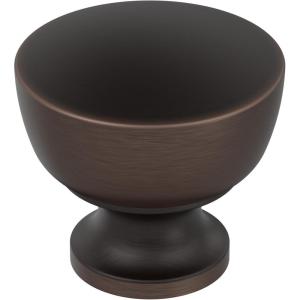 Amerock Chalice 1-1/4 inch (32mm) Diameter Champagne Bronze Cabinet Knob – 10 Pack(Oil Rubbed Bronze)