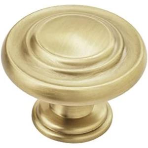 Inspirations™ 1-5/16 in (33 mm) Diameter Golden Champagne Cabinet Knob – 10 Pack