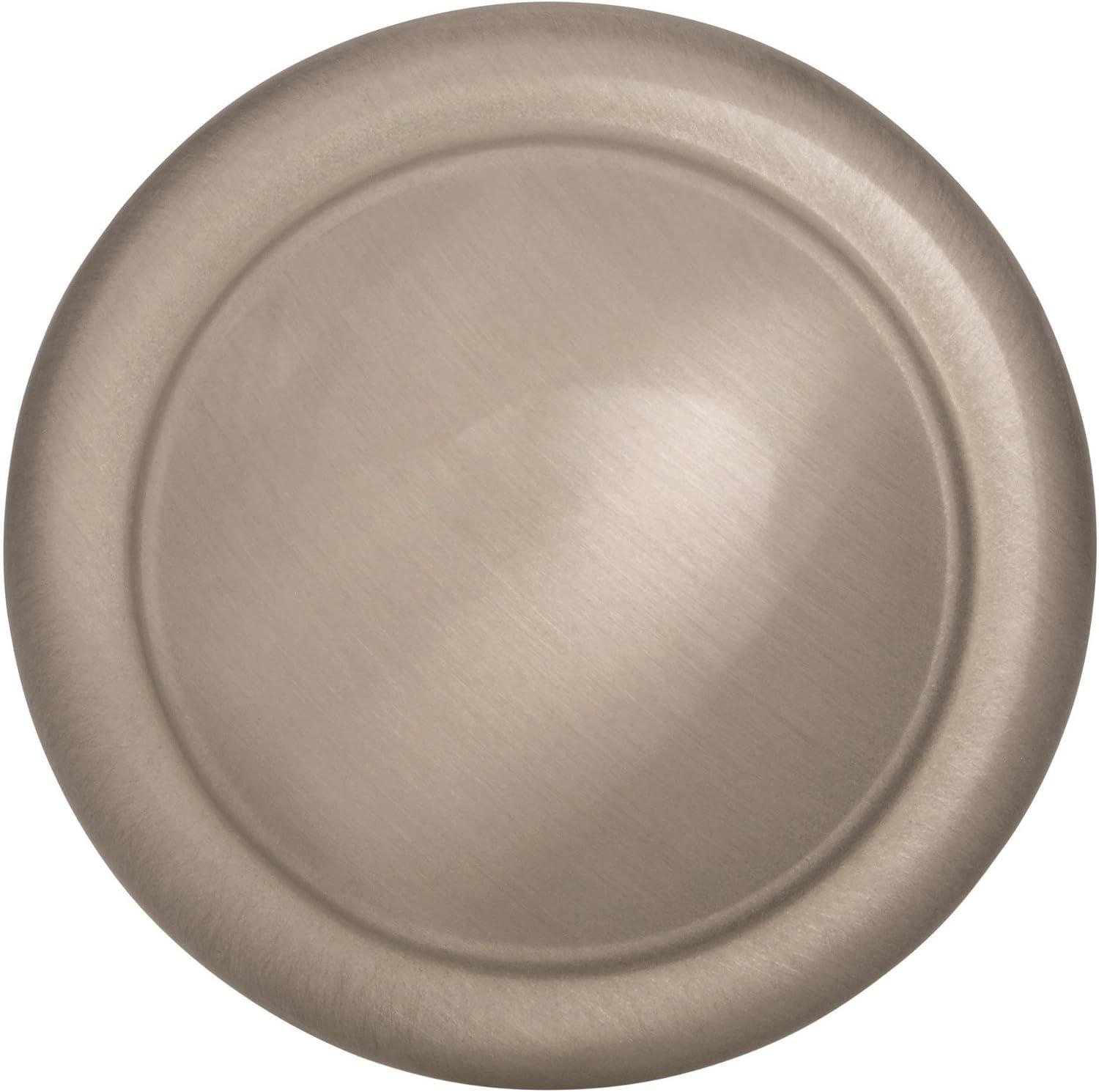 image:imageAmerock Cabinet Knob Satin Nickel 114 inch 32 mm Diameter Everyday Heritage 10 Pack Drawer Knob Cabinet Hardware